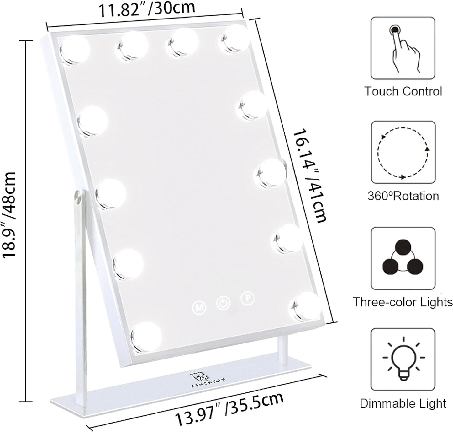 GlowGlam Vanity Mirror