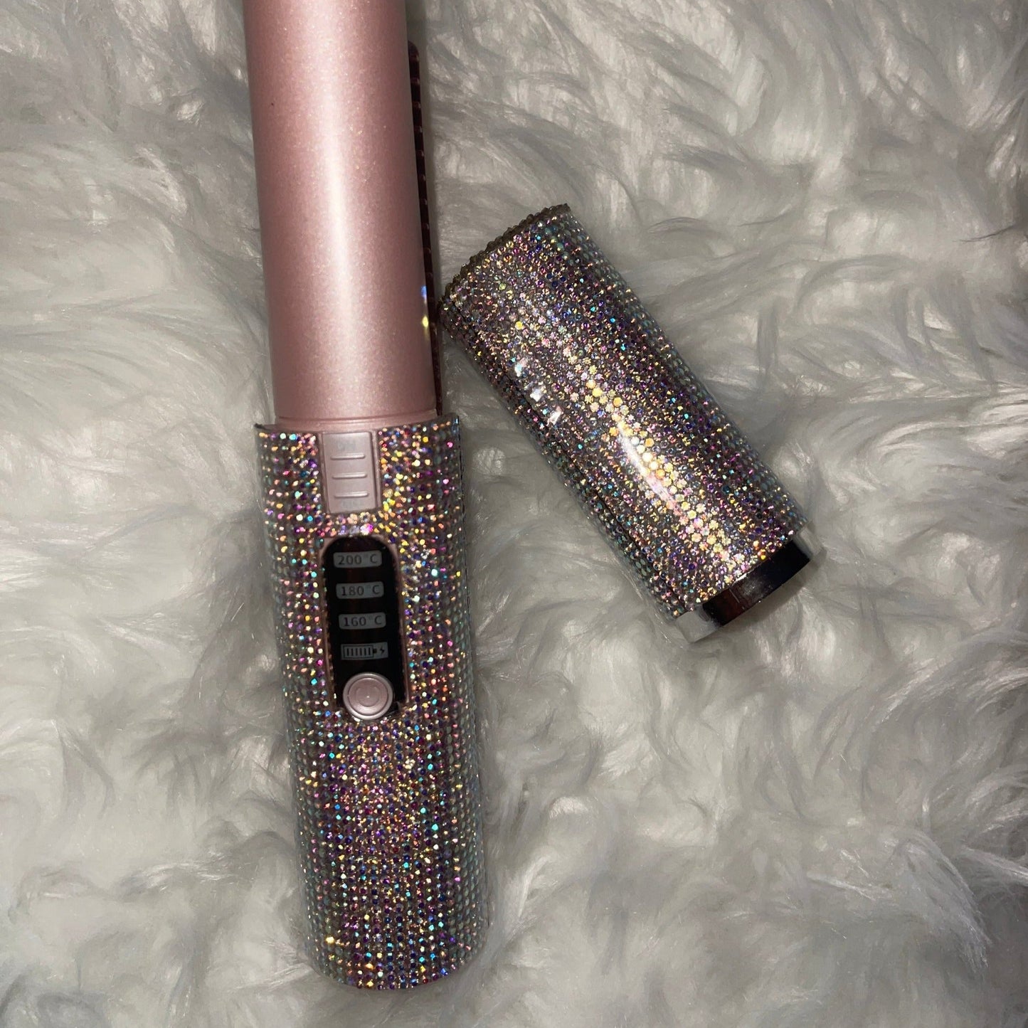 Rhinestone Mini Hair Straightener