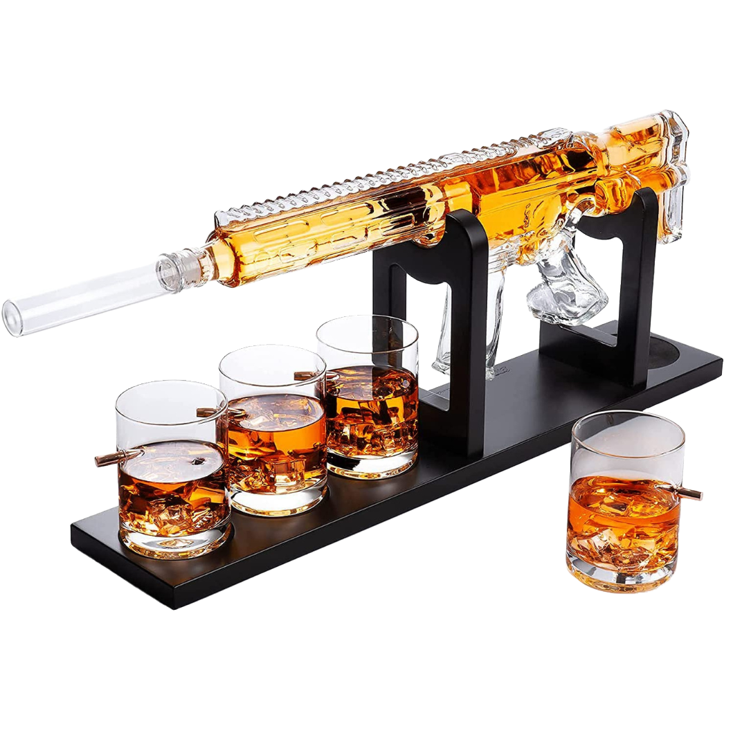 AR-15 Glass Decanter Set