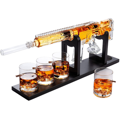 AR-15 Glass Decanter Set