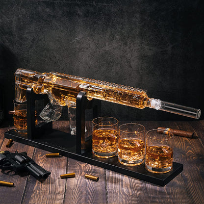 AR-15 Glass Decanter Set