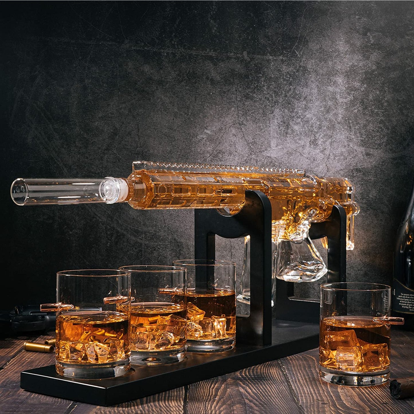 AR-15 Glass Decanter Set