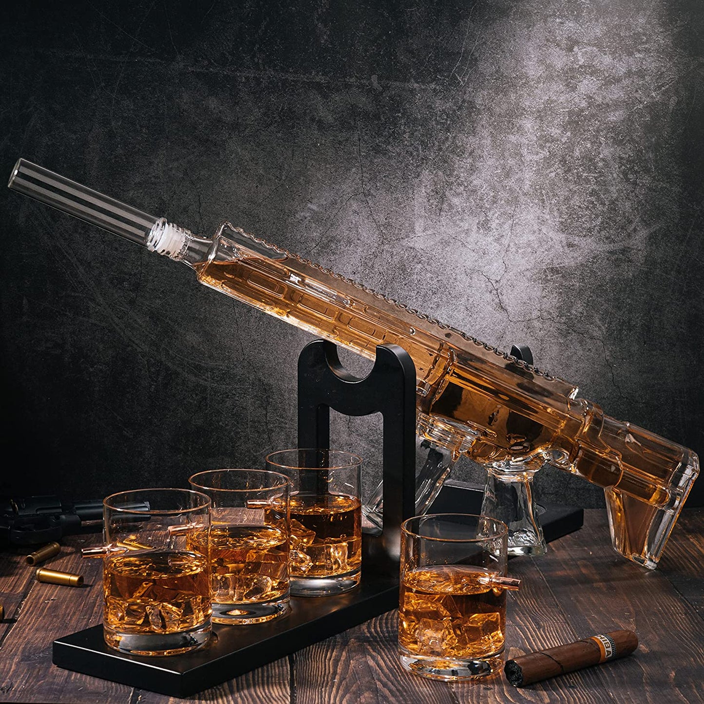 AR-15 Glass Decanter Set